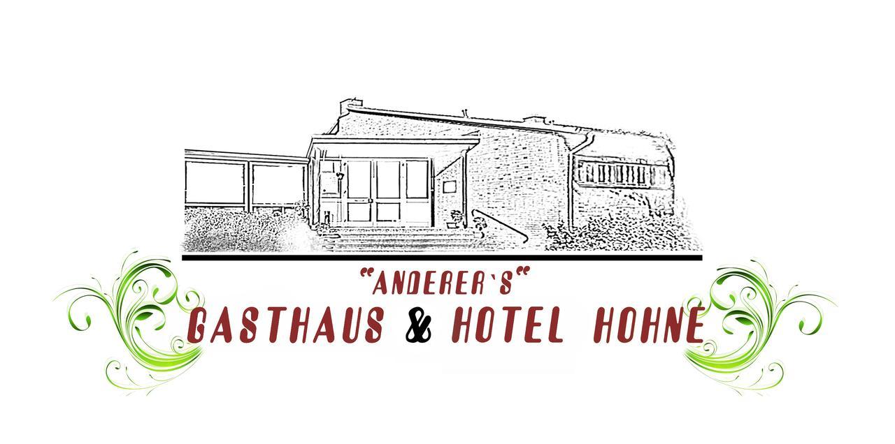 "Anderer'S" Gasthaus & Hotel Hohne Exteriér fotografie